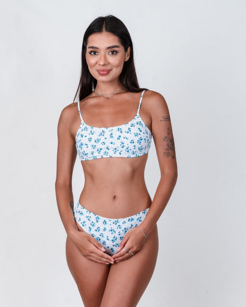 Azure Citsy mesh Lined Bikini Set
