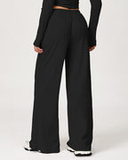 Blush Flow Wide-Leg Legging