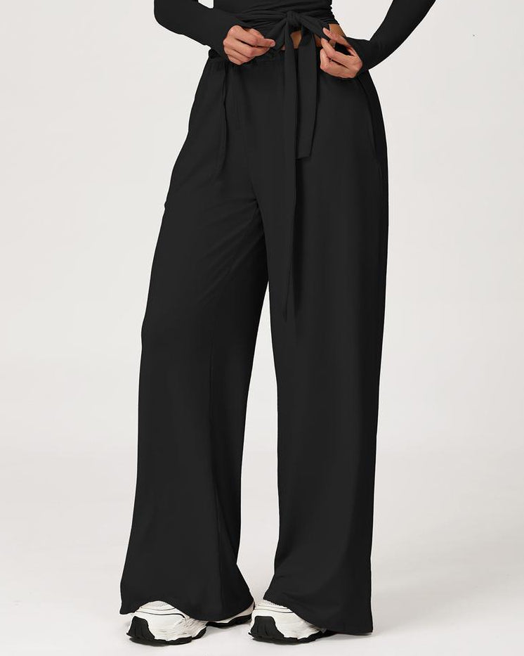 Blush Flow Wide-Leg Legging