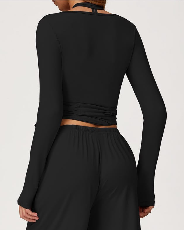 Blush Flow Wrap Jacket
