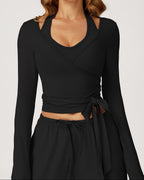 Blush Flow Wrap Jacket