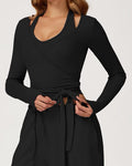 Blush Flow Wrap Jacket