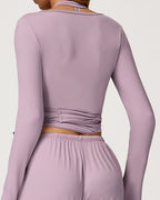Blush Flow Wrap Jacket