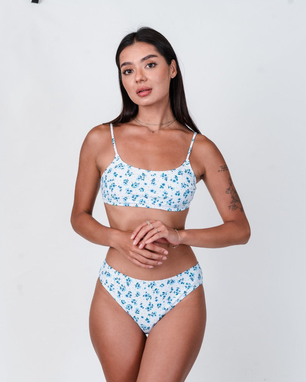 Azure Citsy mesh Lined Bikini Set