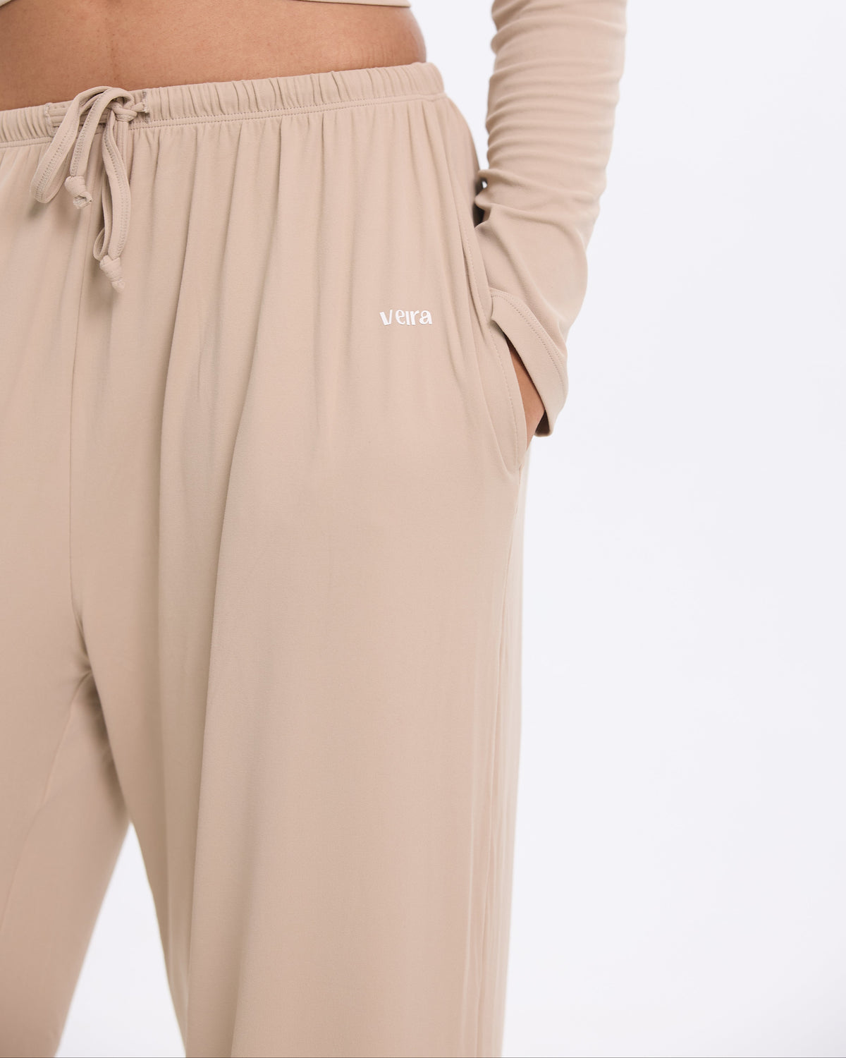 Blush Flow Wide-Leg Legging