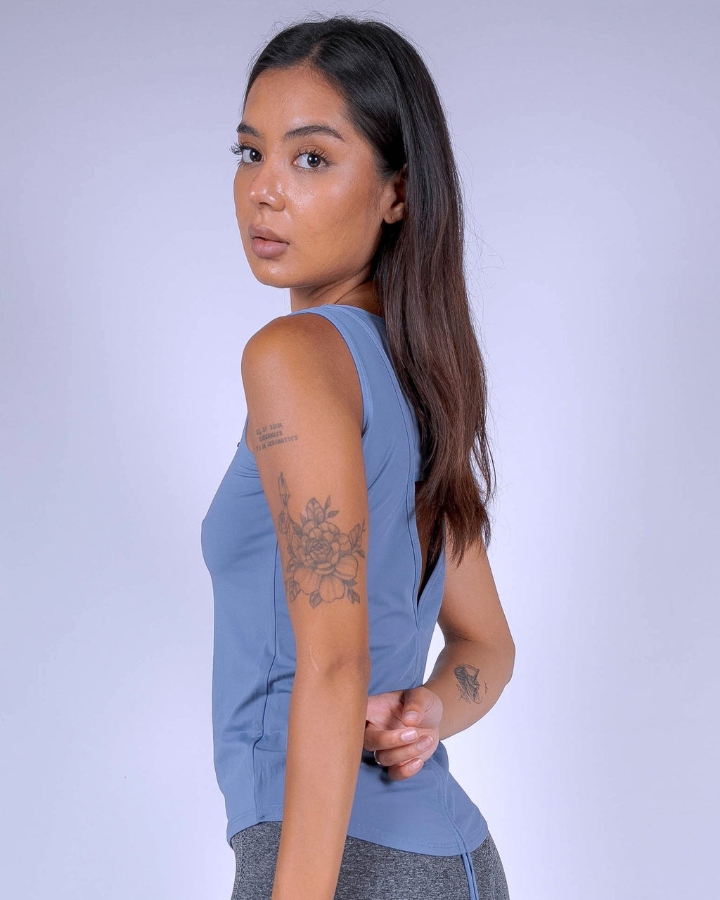 Ruched Back Peekaboo Top