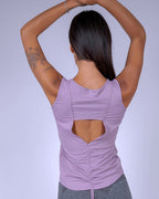 Ruched Back Peekaboo Top