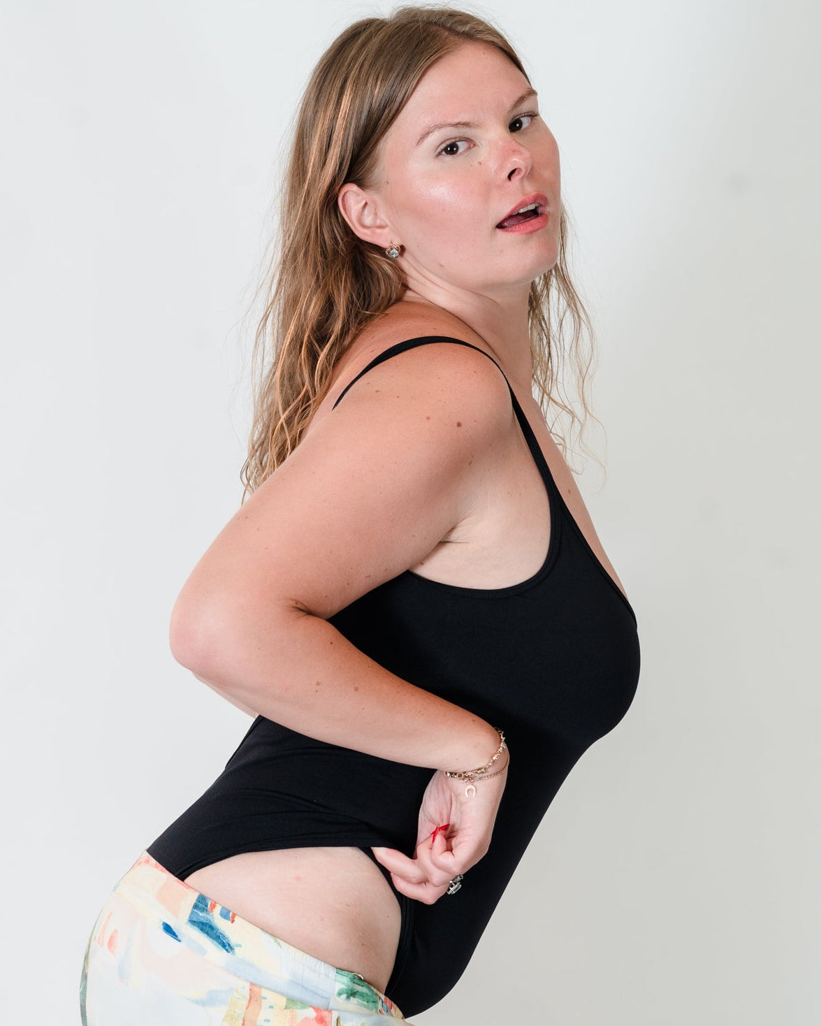 Vela strappy body suit
