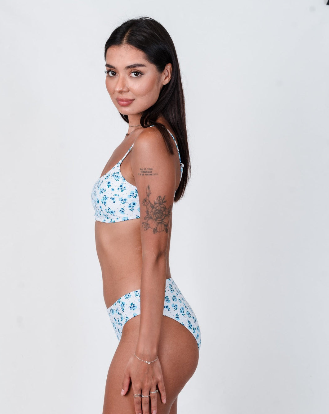 Azure Citsy mesh Lined Bikini Set