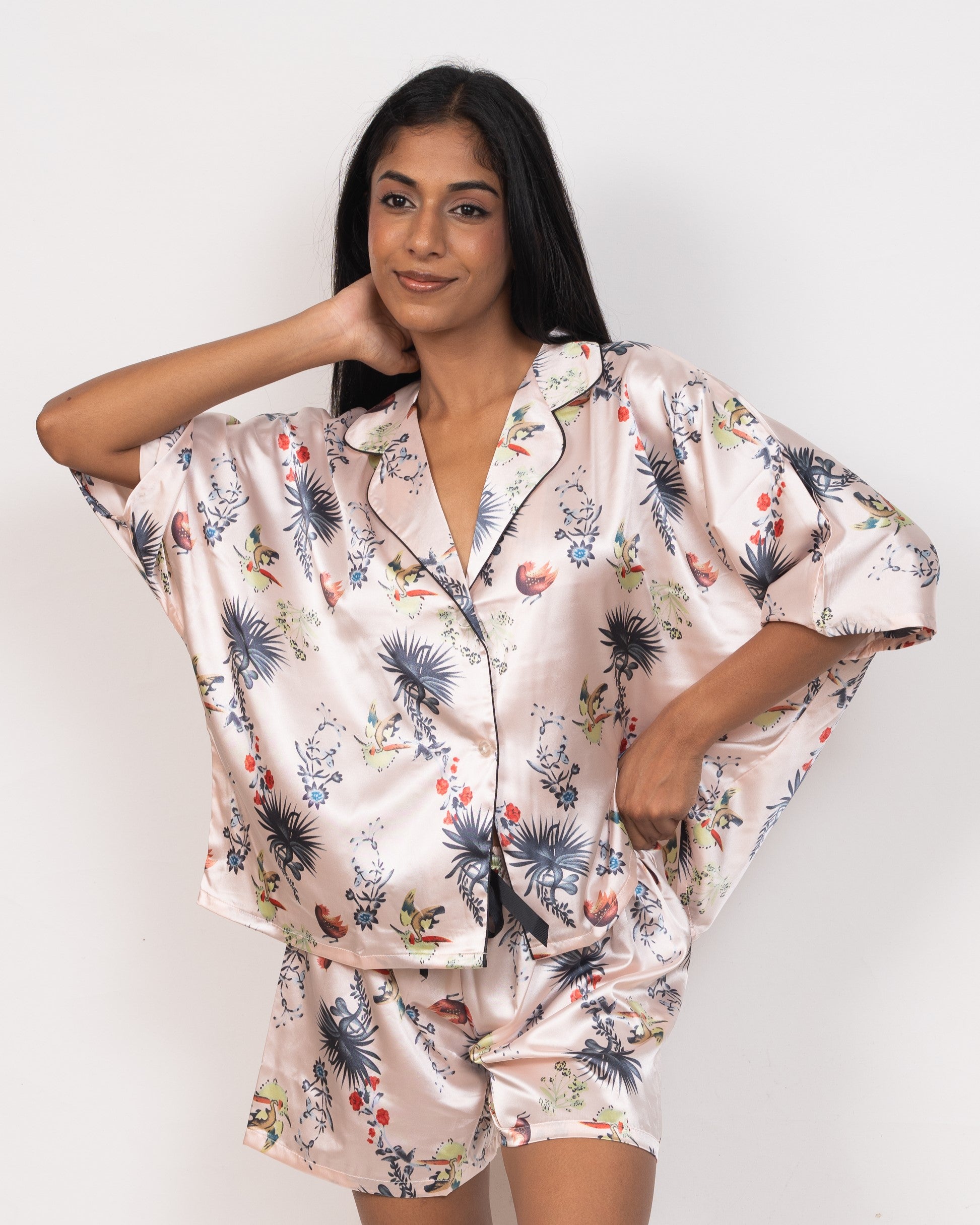 Floral Print PJ set