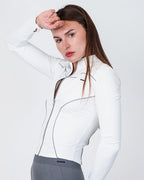 Silverline Contrast tipping Zip through Jacket
