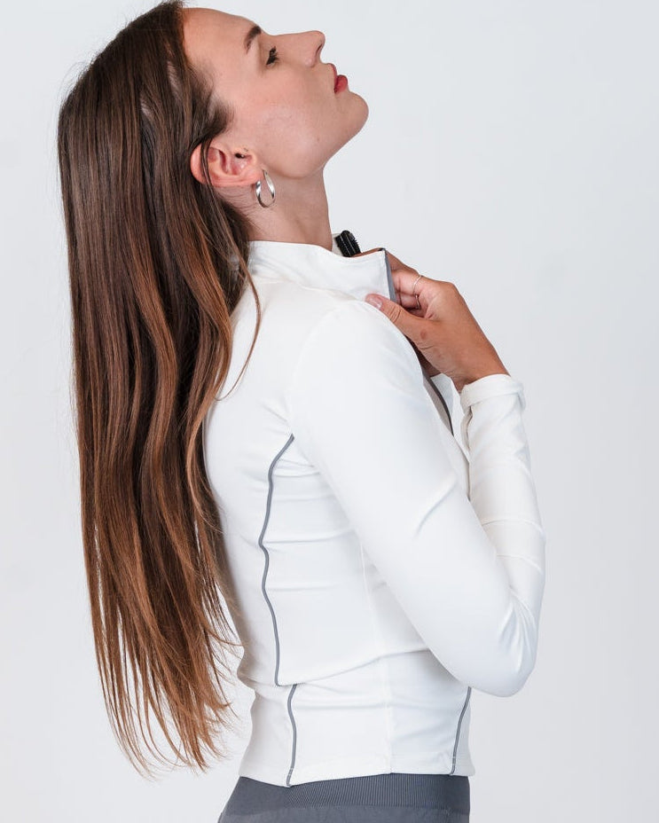 Silverline Contrast tipping Zip through Jacket