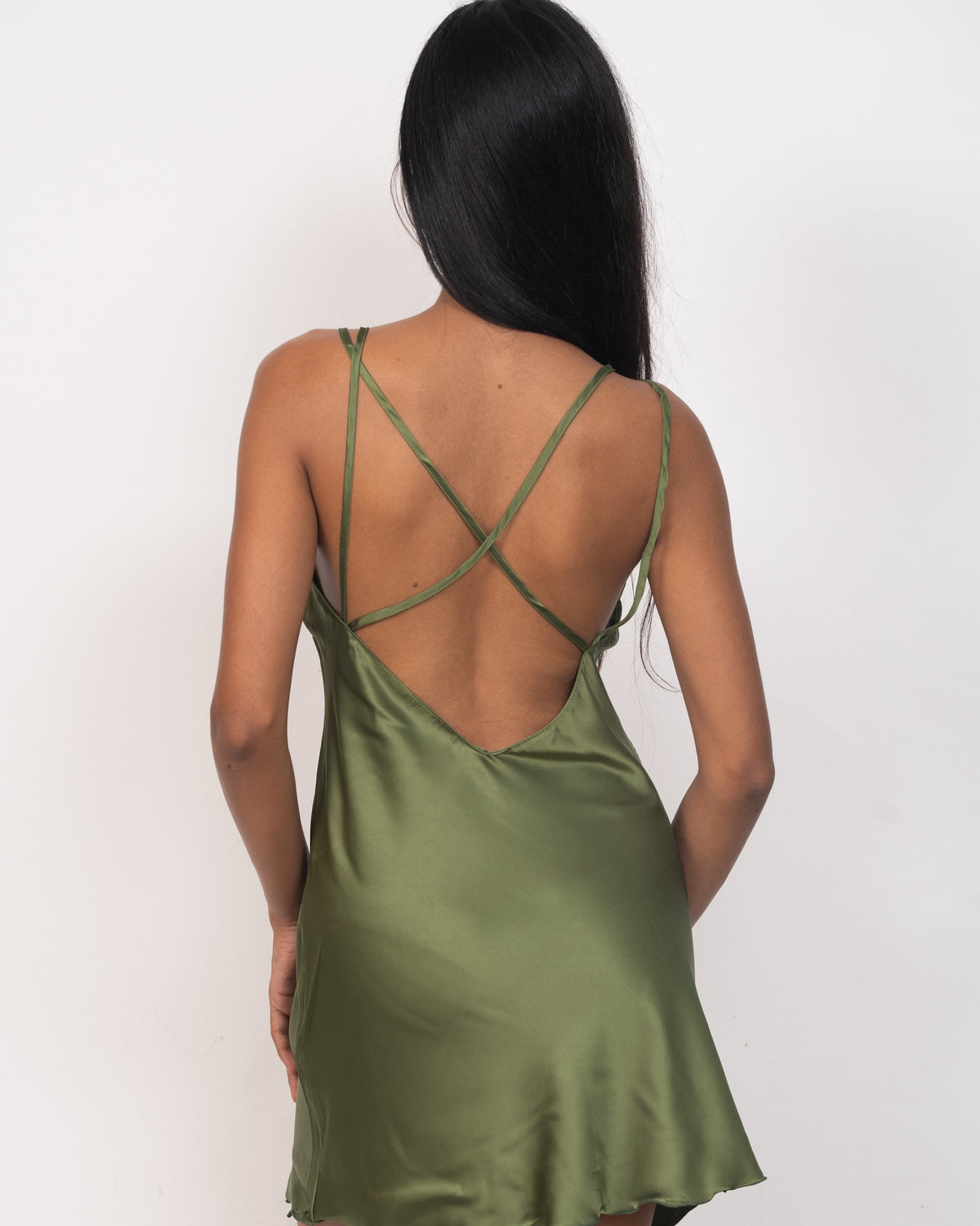 V-Neck Satin Nightgown