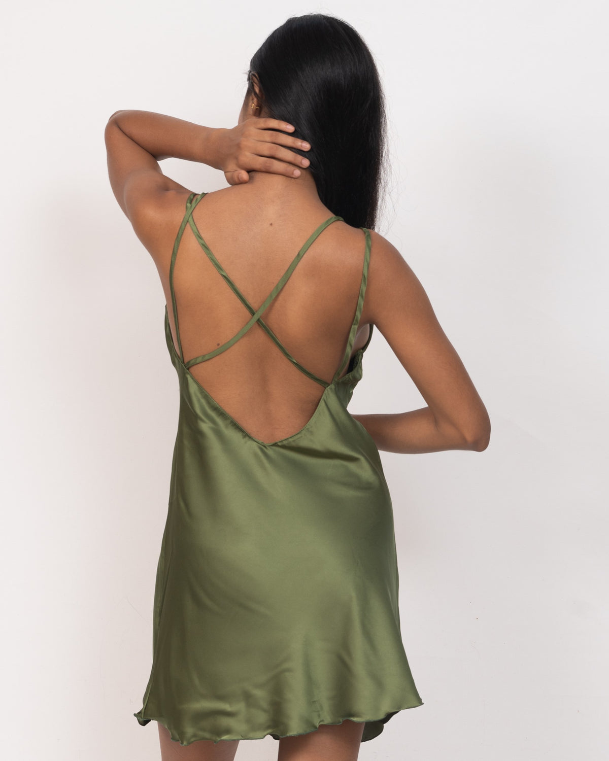 V-Neck Satin Nightgown