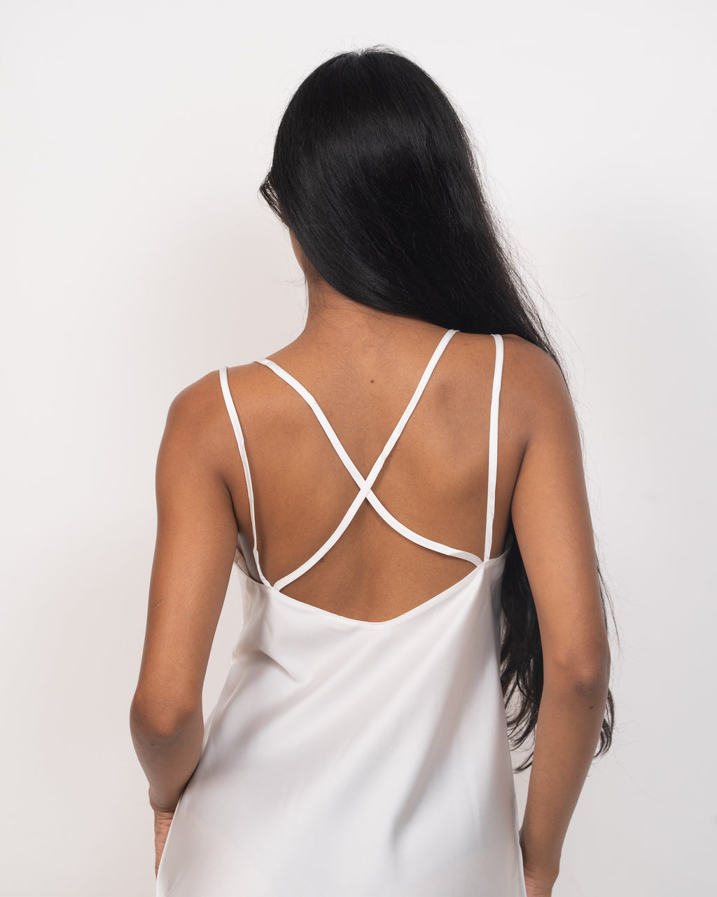 V-Neck Satin Nightgown