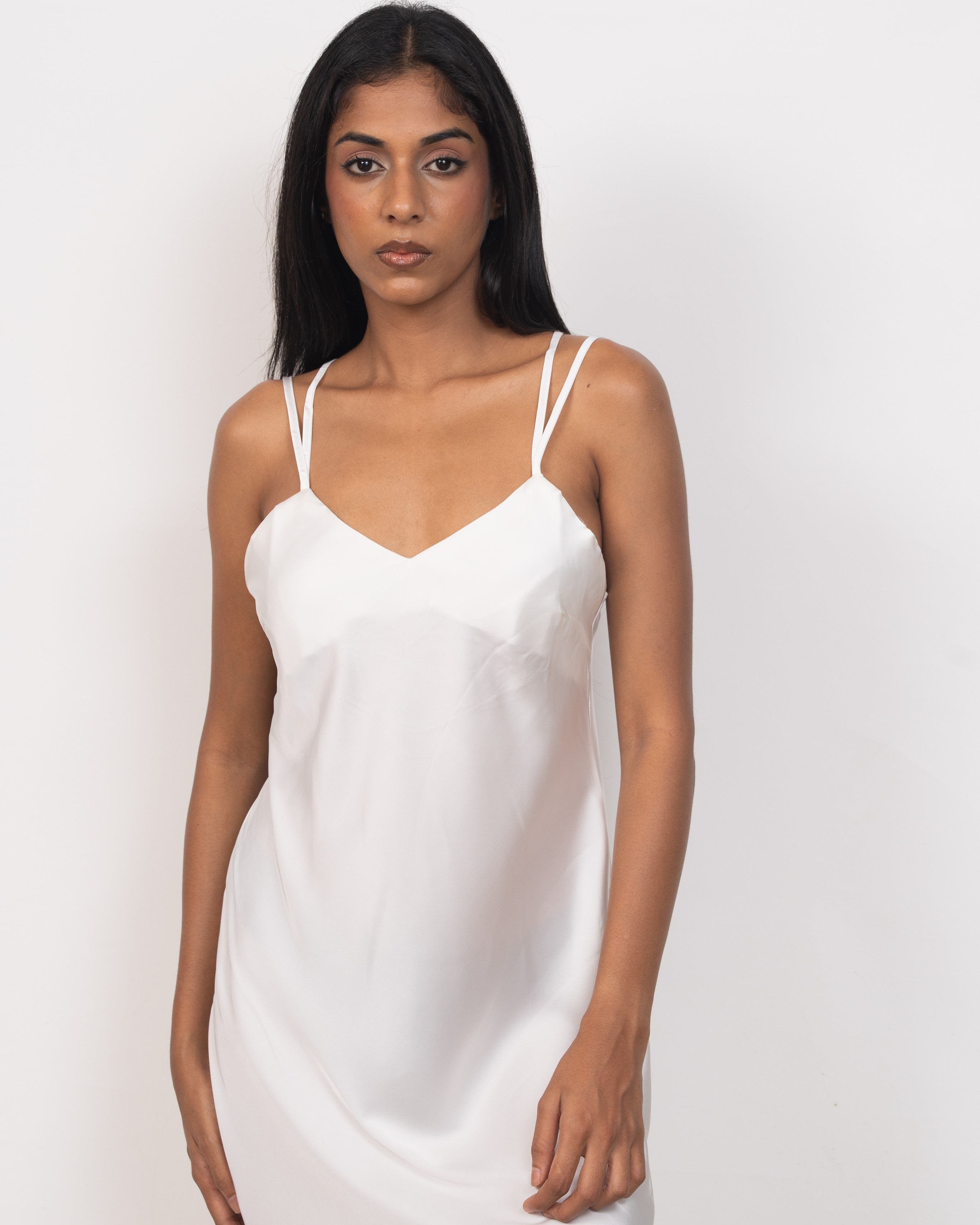 V-Neck Satin Nightgown
