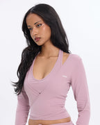 Blush Flow Wrap Jacket